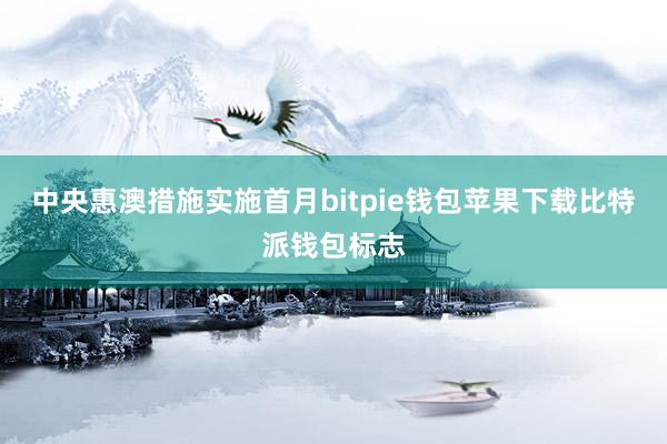 中央惠澳措施实施首月bitpie钱包苹果下载比特派钱包标志