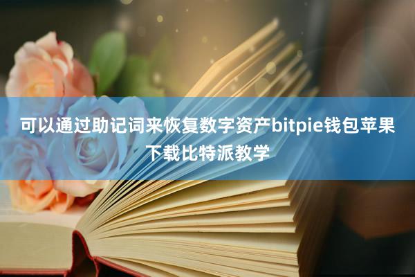 可以通过助记词来恢复数字资产bitpie钱包苹果下载比特派教学