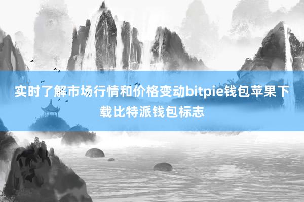 实时了解市场行情和价格变动bitpie钱包苹果下载比特派钱包标志