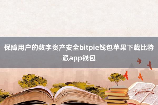 保障用户的数字资产安全bitpie钱包苹果下载比特派app钱包