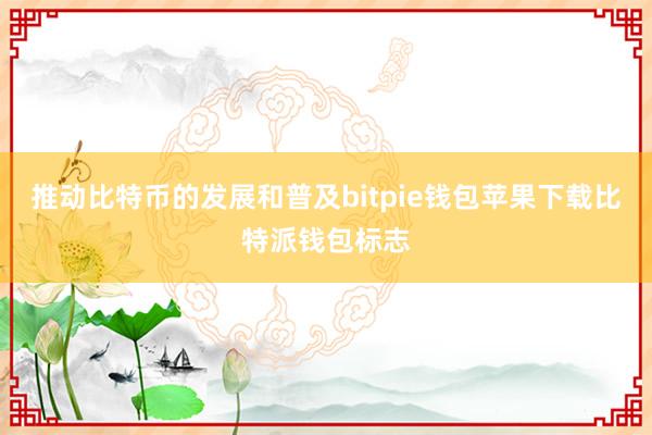 推动比特币的发展和普及bitpie钱包苹果下载比特派钱包标志