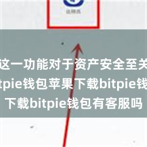 这一功能对于资产安全至关重要bitpie钱包苹果下载bitpie钱包有客服吗