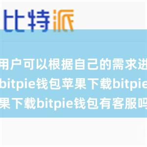 用户可以根据自己的需求进行选择bitpie钱包苹果下载bitpie钱包有客服吗