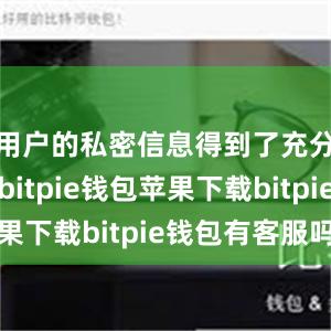 用户的私密信息得到了充分的保护bitpie钱包苹果下载bitpie钱包有客服吗