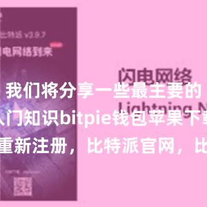 我们将分享一些最主要的比特币入门知识bitpie钱包苹果下载比特派重新注册，比特派官网，比特派钱包，比特派下载