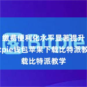 缴费便利化水平显著提升bitpie钱包苹果下载比特派教学