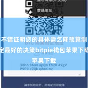 不错证明您的具体需乞降预算制定最好的决策bitpie钱包苹果下载