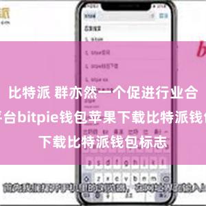 比特派 群亦然一个促进行业合作的平台bitpie钱包苹果下载比特派钱包标志