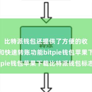 比特派钱包还提供了方便的收款二维码和快速转账功能bitpie钱包苹果下载比特派钱包标志